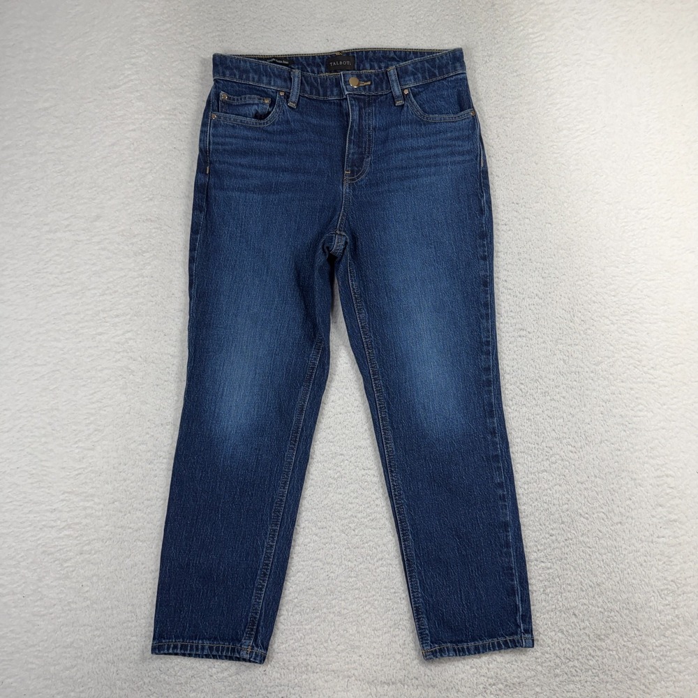 Talbots Signature Slim Ankle Jeans Womens 4p (29x23) Blue Denim Stretch Straight